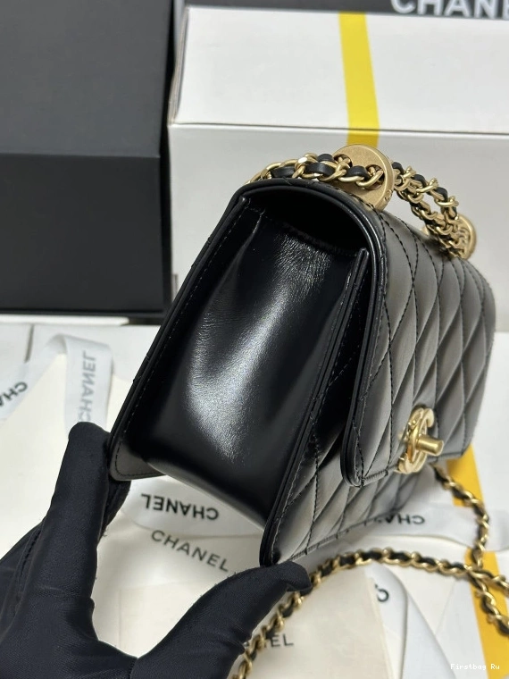 First Bag Ru FLAP -12X19X8CM BAG CHANEL 0816